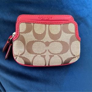 Coach Accordion Card/Wallet/Coin Signature Canvas